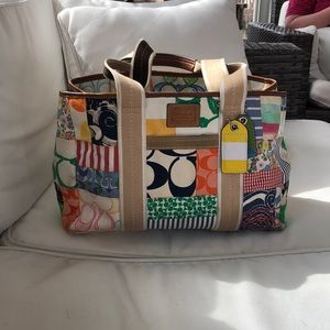 Coach Hampton Patchwork Handbag